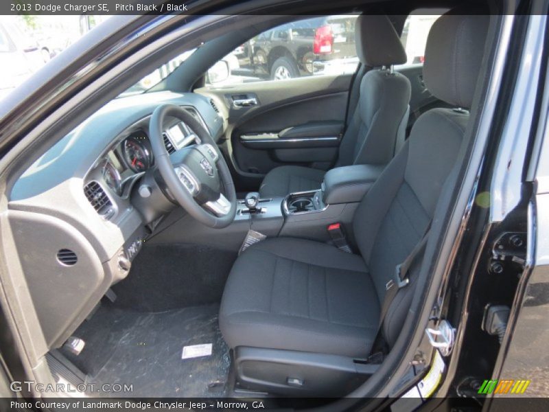 Pitch Black / Black 2013 Dodge Charger SE