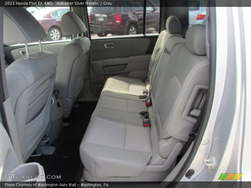 Alabaster Silver Metallic / Gray 2011 Honda Pilot EX 4WD