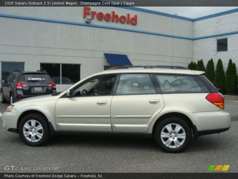 Champagne Gold Opal / Taupe 2005 Subaru Outback 2.5i Limited Wagon