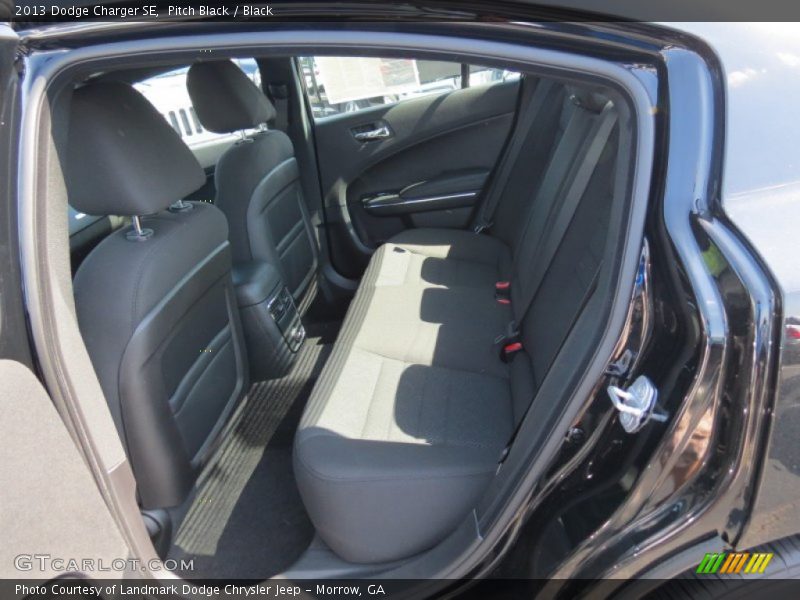 Pitch Black / Black 2013 Dodge Charger SE