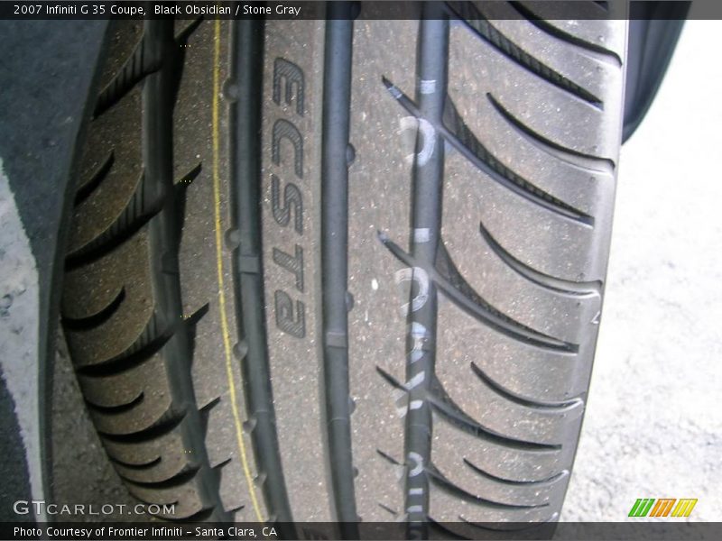 Black Obsidian / Stone Gray 2007 Infiniti G 35 Coupe
