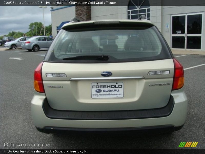 Champagne Gold Opal / Taupe 2005 Subaru Outback 2.5i Limited Wagon