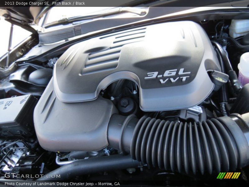 Pitch Black / Black 2013 Dodge Charger SE