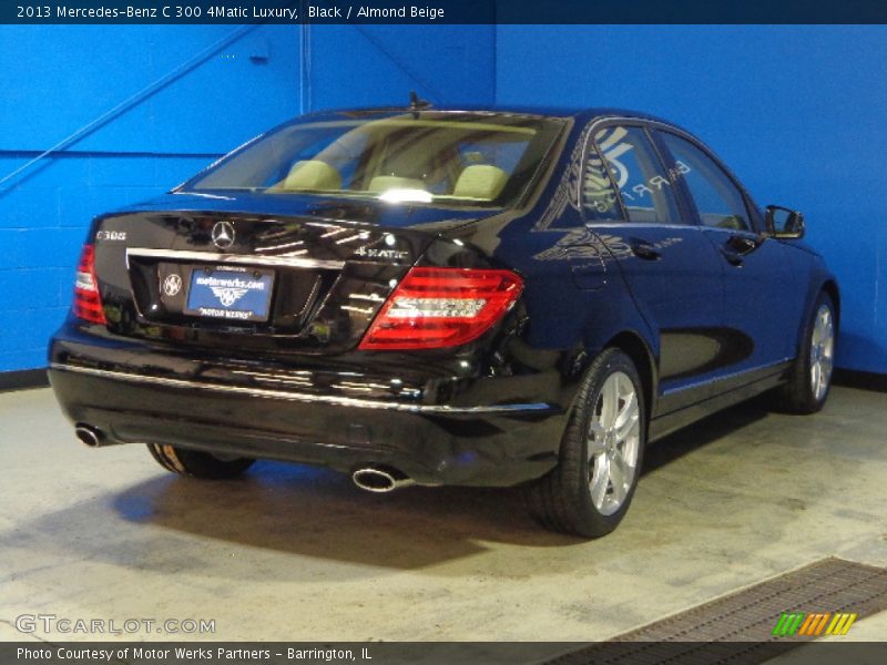 Black / Almond Beige 2013 Mercedes-Benz C 300 4Matic Luxury