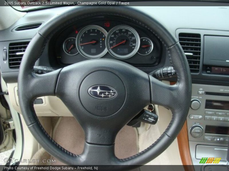 Champagne Gold Opal / Taupe 2005 Subaru Outback 2.5i Limited Wagon