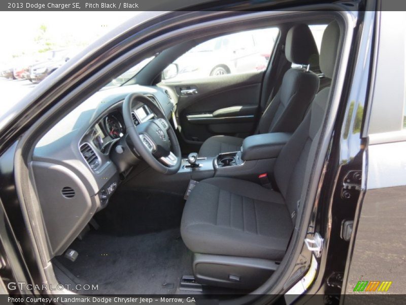Pitch Black / Black 2013 Dodge Charger SE
