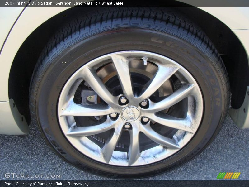 Serengeti Sand Metallic / Wheat Beige 2007 Infiniti G 35 x Sedan