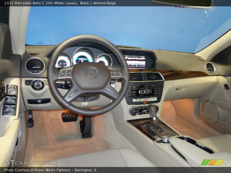 Black / Almond Beige 2013 Mercedes-Benz C 300 4Matic Luxury