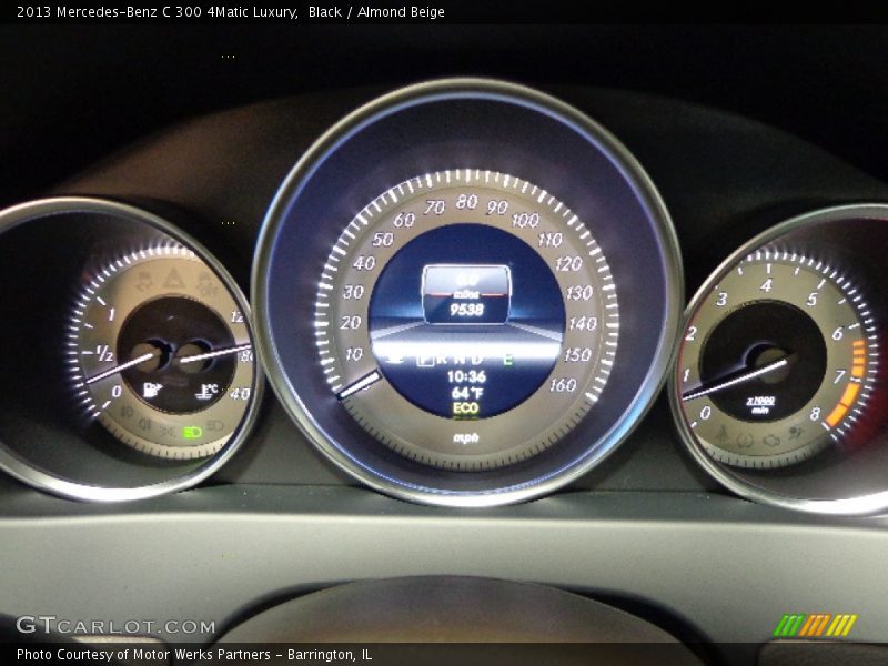 Black / Almond Beige 2013 Mercedes-Benz C 300 4Matic Luxury