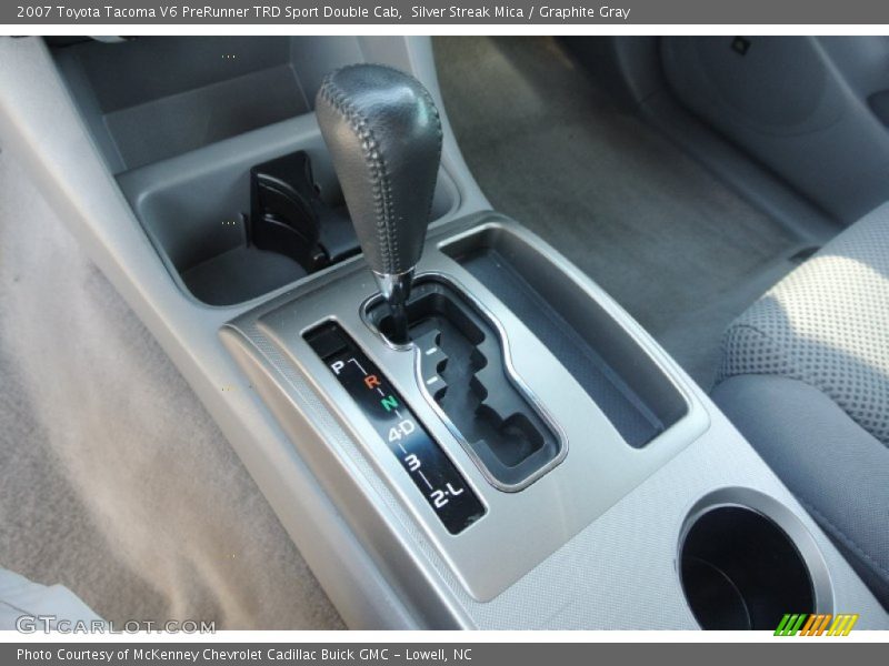 Silver Streak Mica / Graphite Gray 2007 Toyota Tacoma V6 PreRunner TRD Sport Double Cab