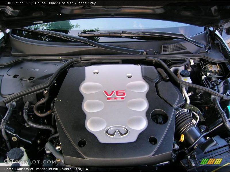 Black Obsidian / Stone Gray 2007 Infiniti G 35 Coupe