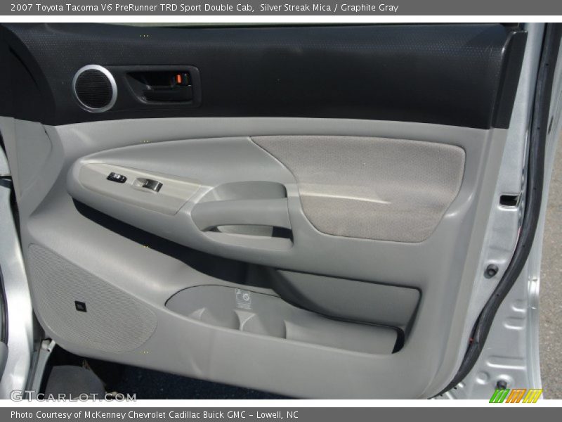 Silver Streak Mica / Graphite Gray 2007 Toyota Tacoma V6 PreRunner TRD Sport Double Cab