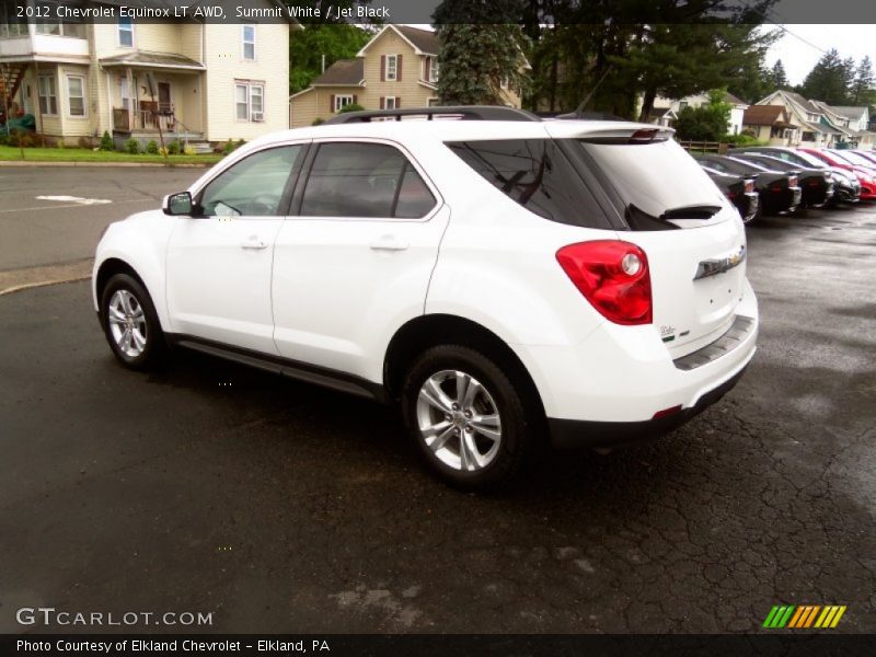 Summit White / Jet Black 2012 Chevrolet Equinox LT AWD