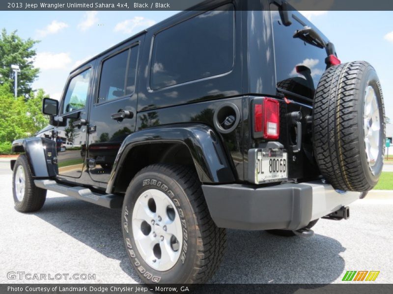 Black / Black 2013 Jeep Wrangler Unlimited Sahara 4x4