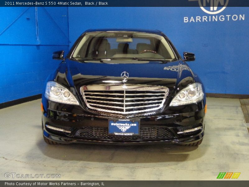 Black / Black 2011 Mercedes-Benz S 550 4Matic Sedan