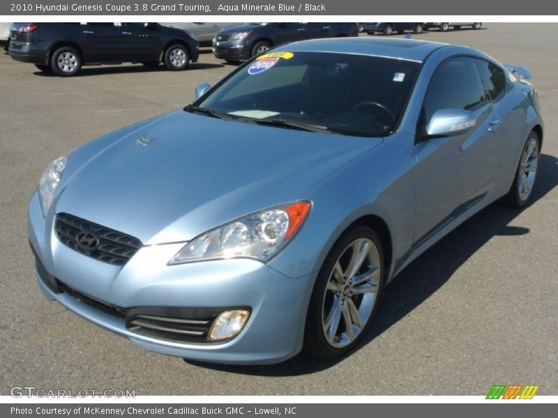 Aqua Minerale Blue / Black 2010 Hyundai Genesis Coupe 3.8 Grand Touring