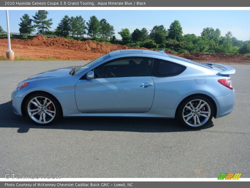 Aqua Minerale Blue / Black 2010 Hyundai Genesis Coupe 3.8 Grand Touring