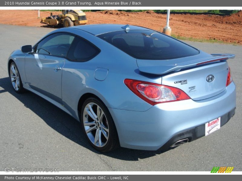 Aqua Minerale Blue / Black 2010 Hyundai Genesis Coupe 3.8 Grand Touring