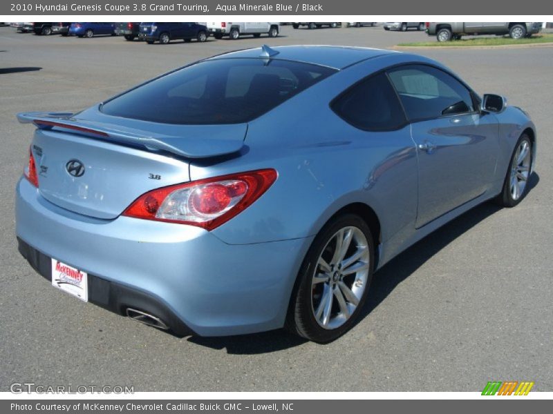 Aqua Minerale Blue / Black 2010 Hyundai Genesis Coupe 3.8 Grand Touring