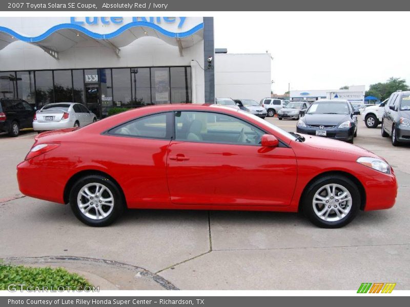 Absolutely Red / Ivory 2007 Toyota Solara SE Coupe