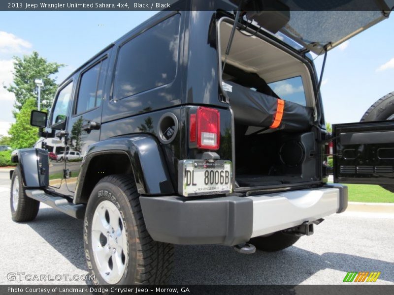 Black / Black 2013 Jeep Wrangler Unlimited Sahara 4x4