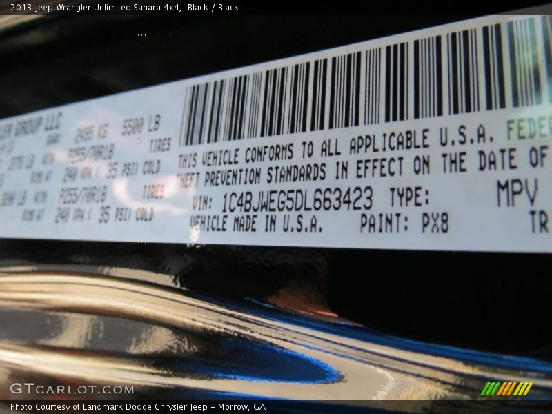 Black / Black 2013 Jeep Wrangler Unlimited Sahara 4x4