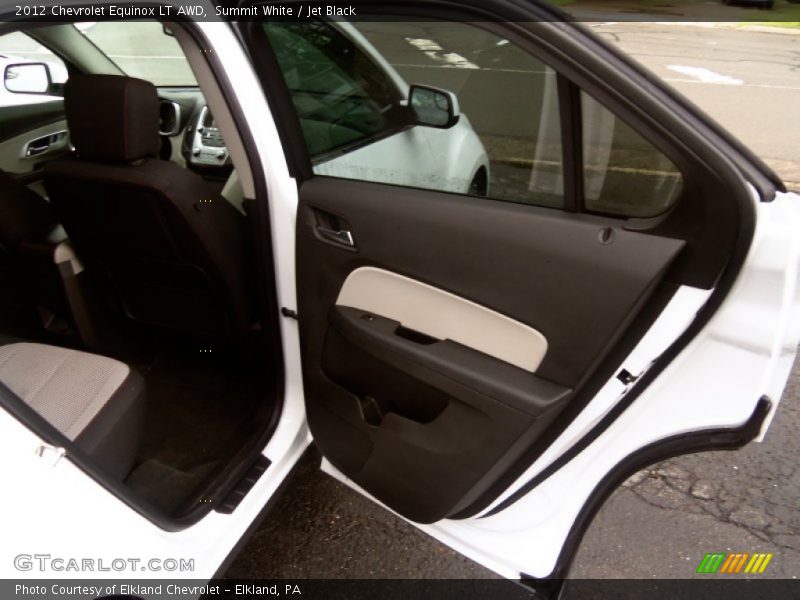 Summit White / Jet Black 2012 Chevrolet Equinox LT AWD