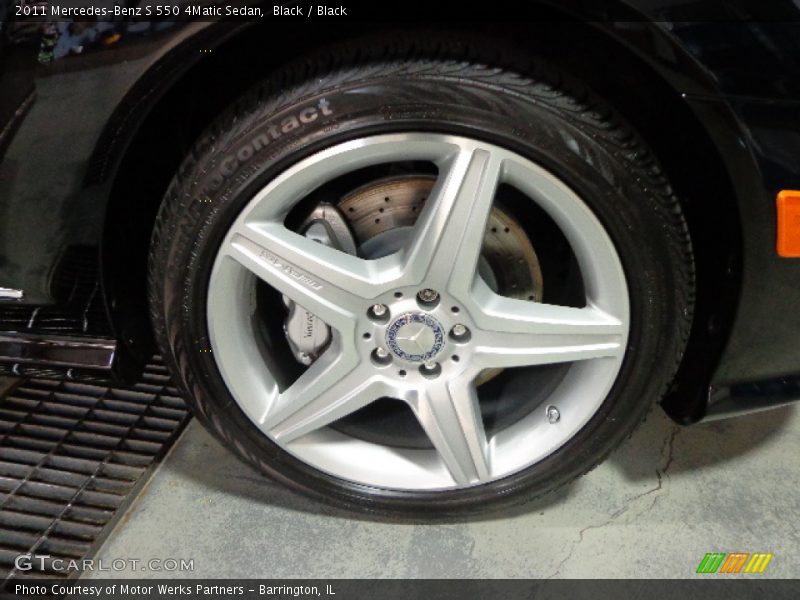 Black / Black 2011 Mercedes-Benz S 550 4Matic Sedan