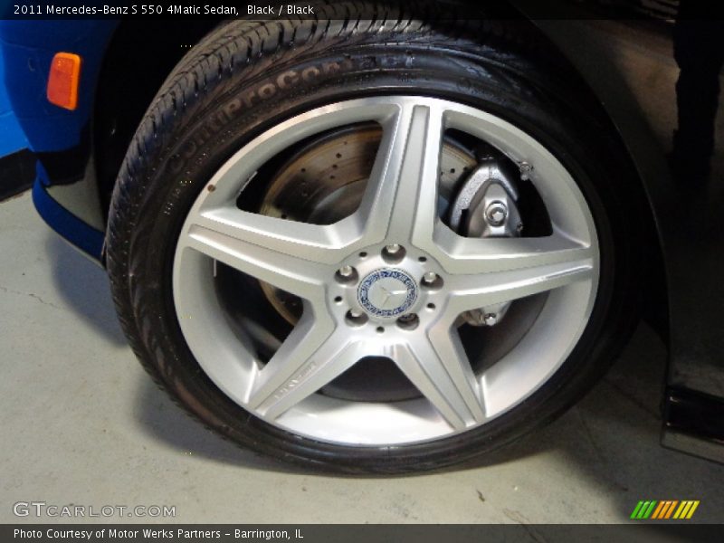 Black / Black 2011 Mercedes-Benz S 550 4Matic Sedan