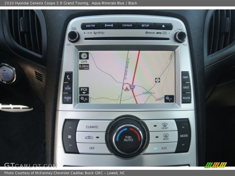 Aqua Minerale Blue / Black 2010 Hyundai Genesis Coupe 3.8 Grand Touring