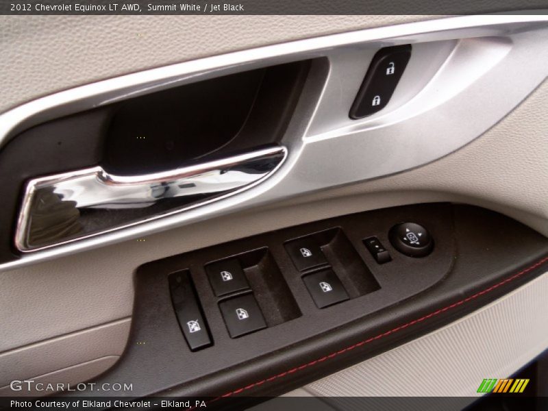 Summit White / Jet Black 2012 Chevrolet Equinox LT AWD