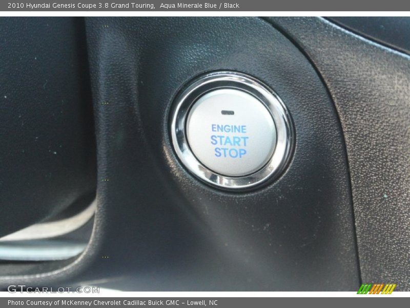 Aqua Minerale Blue / Black 2010 Hyundai Genesis Coupe 3.8 Grand Touring