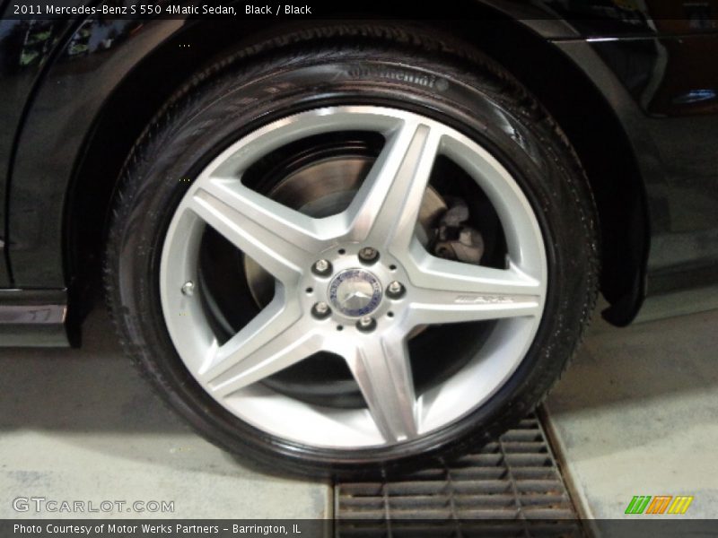 Black / Black 2011 Mercedes-Benz S 550 4Matic Sedan