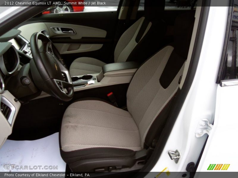 Summit White / Jet Black 2012 Chevrolet Equinox LT AWD