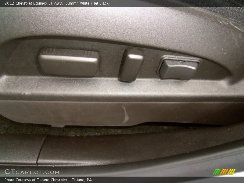Summit White / Jet Black 2012 Chevrolet Equinox LT AWD