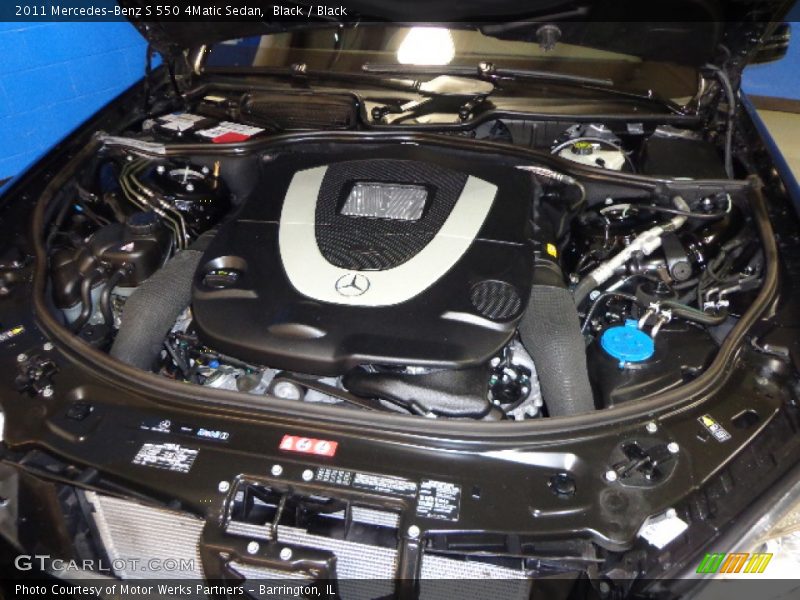 Black / Black 2011 Mercedes-Benz S 550 4Matic Sedan