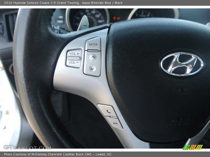 Aqua Minerale Blue / Black 2010 Hyundai Genesis Coupe 3.8 Grand Touring