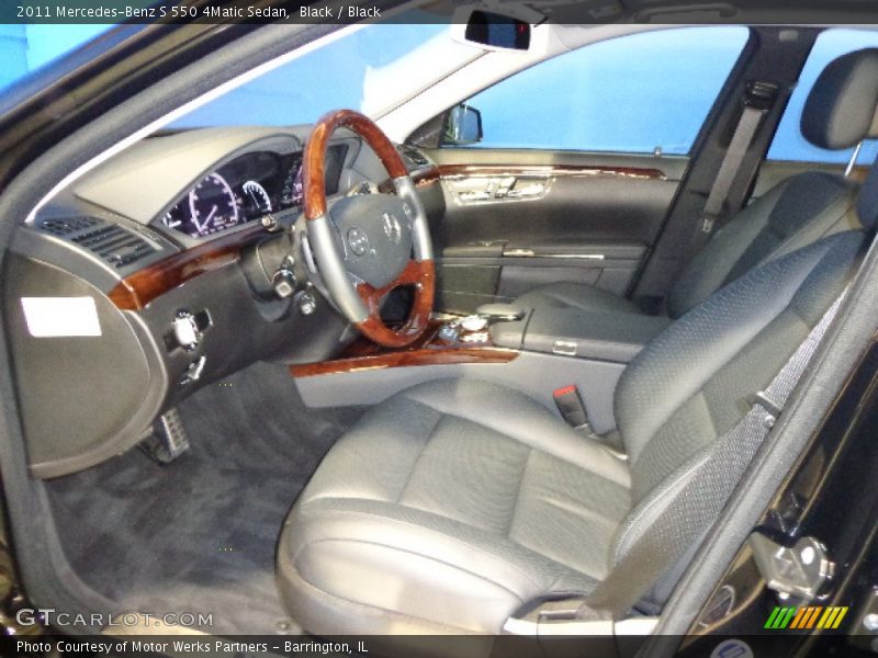 Black / Black 2011 Mercedes-Benz S 550 4Matic Sedan