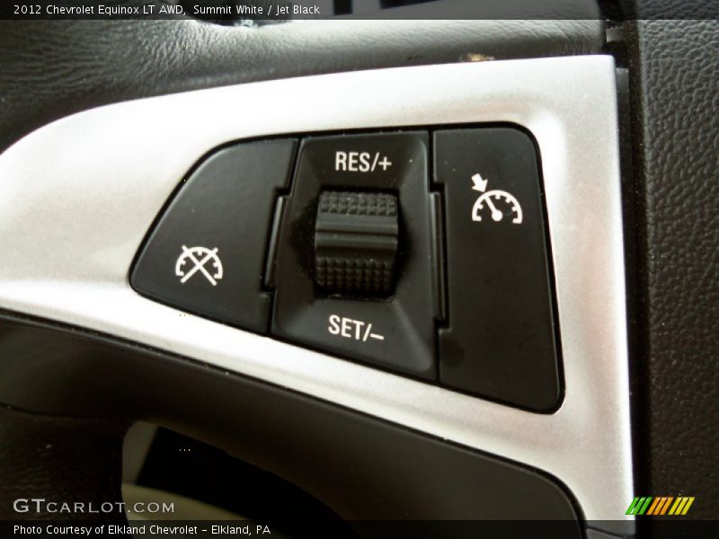 Summit White / Jet Black 2012 Chevrolet Equinox LT AWD