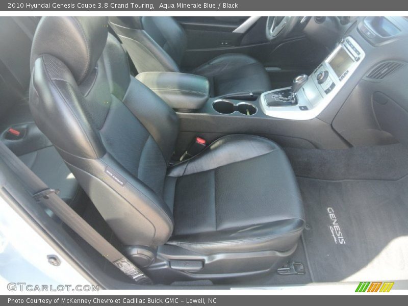 Aqua Minerale Blue / Black 2010 Hyundai Genesis Coupe 3.8 Grand Touring