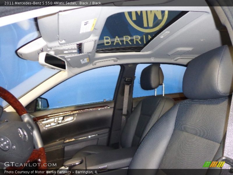 Black / Black 2011 Mercedes-Benz S 550 4Matic Sedan