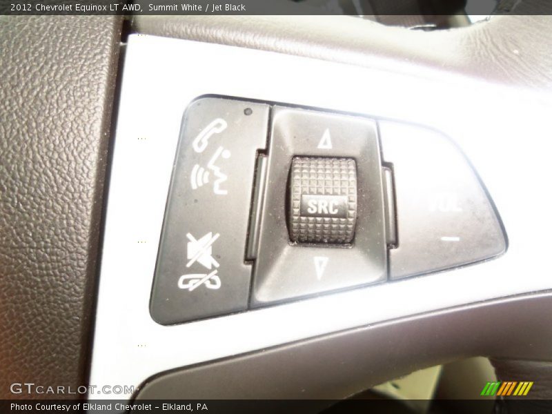 Summit White / Jet Black 2012 Chevrolet Equinox LT AWD