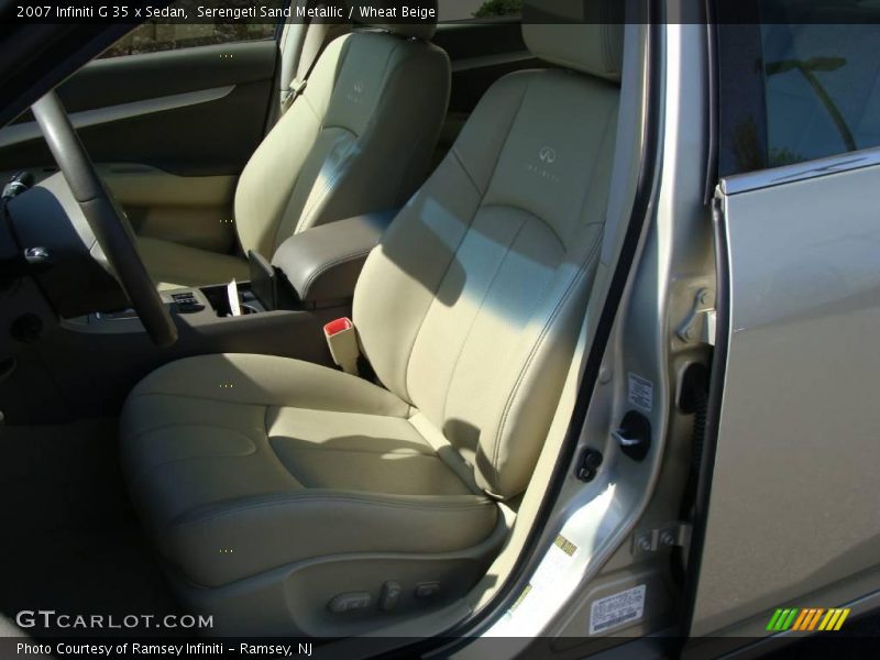 Serengeti Sand Metallic / Wheat Beige 2007 Infiniti G 35 x Sedan