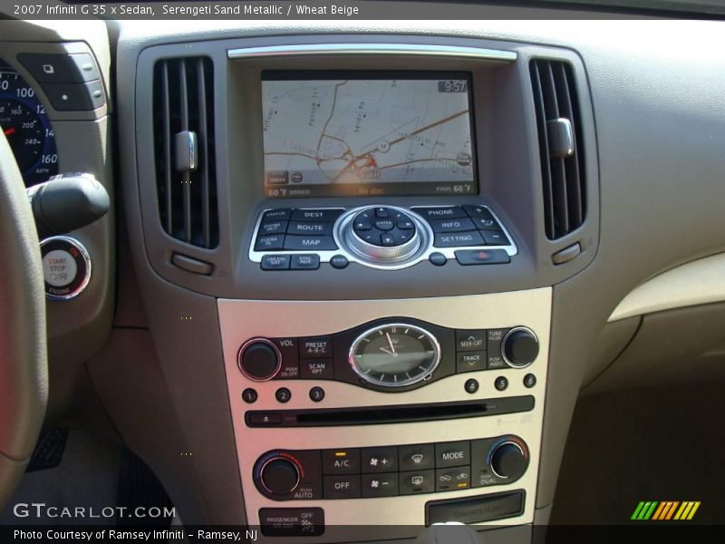 Serengeti Sand Metallic / Wheat Beige 2007 Infiniti G 35 x Sedan