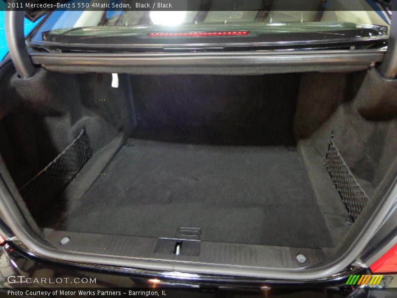 Black / Black 2011 Mercedes-Benz S 550 4Matic Sedan