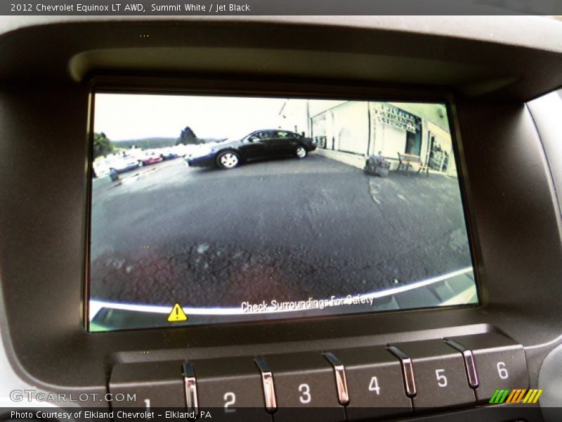 Summit White / Jet Black 2012 Chevrolet Equinox LT AWD