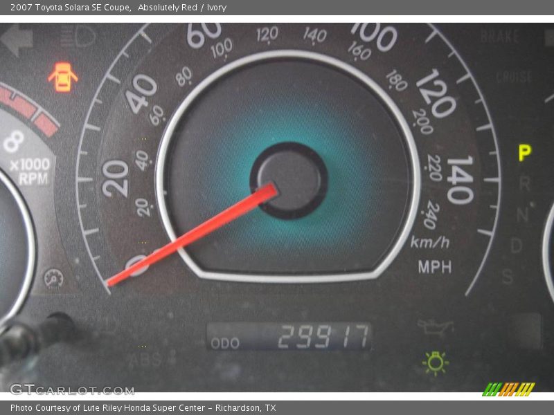 Absolutely Red / Ivory 2007 Toyota Solara SE Coupe