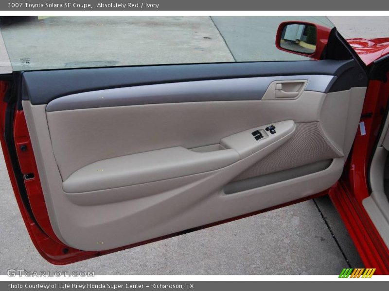 Absolutely Red / Ivory 2007 Toyota Solara SE Coupe