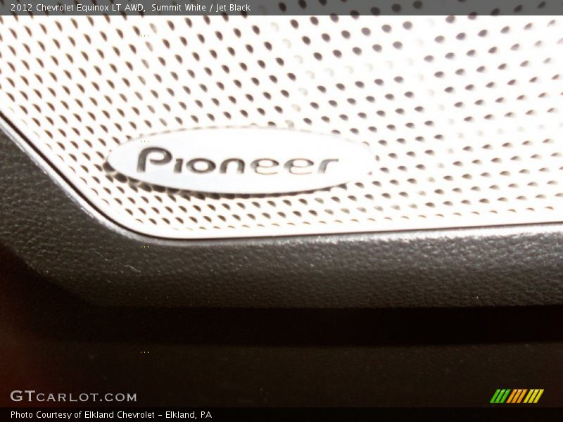 Summit White / Jet Black 2012 Chevrolet Equinox LT AWD