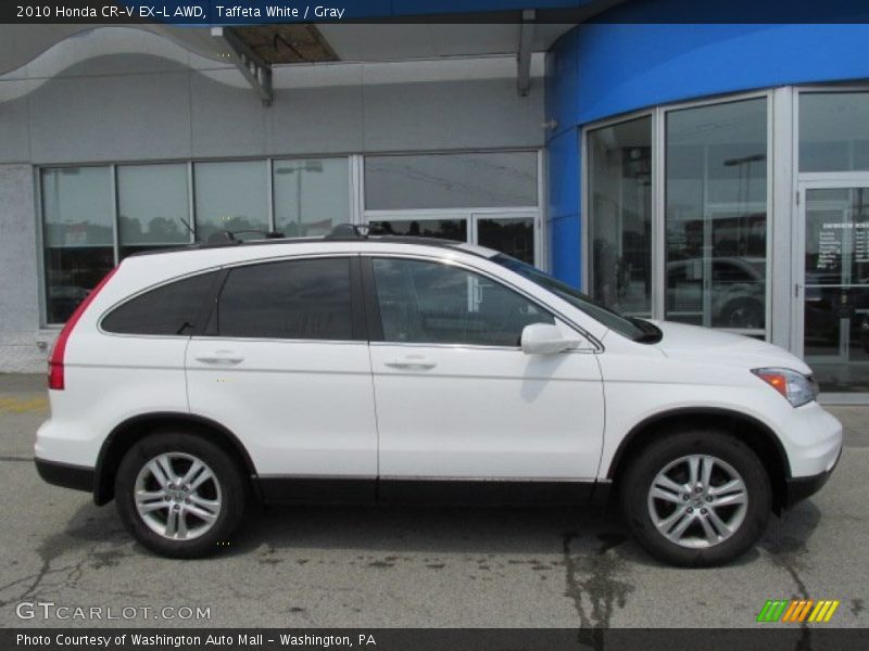 Taffeta White / Gray 2010 Honda CR-V EX-L AWD